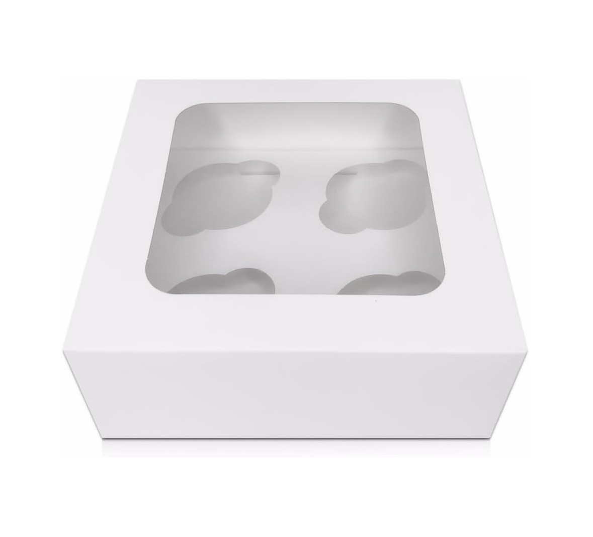 4 Hole Cupcake Box
