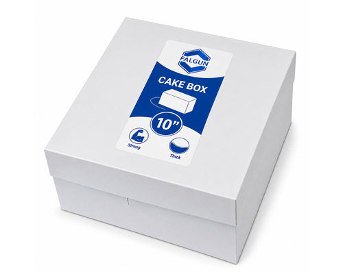 10 inch x 10 inch x 6 inch Standard Cake Boxes & Lid | Falgun wholesale cake packaging UK