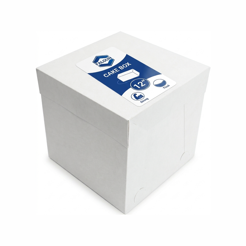 12 inch Tall Cake Box - Falgun premium wholesale cake packaging UK