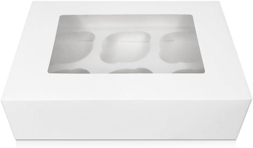 6 Hole Cupcake Box (Pack of 10)