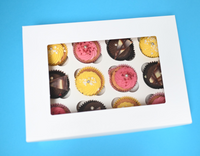 12 Hole Cupcake Boxes - Falgun premium wholesale cake packaging UK