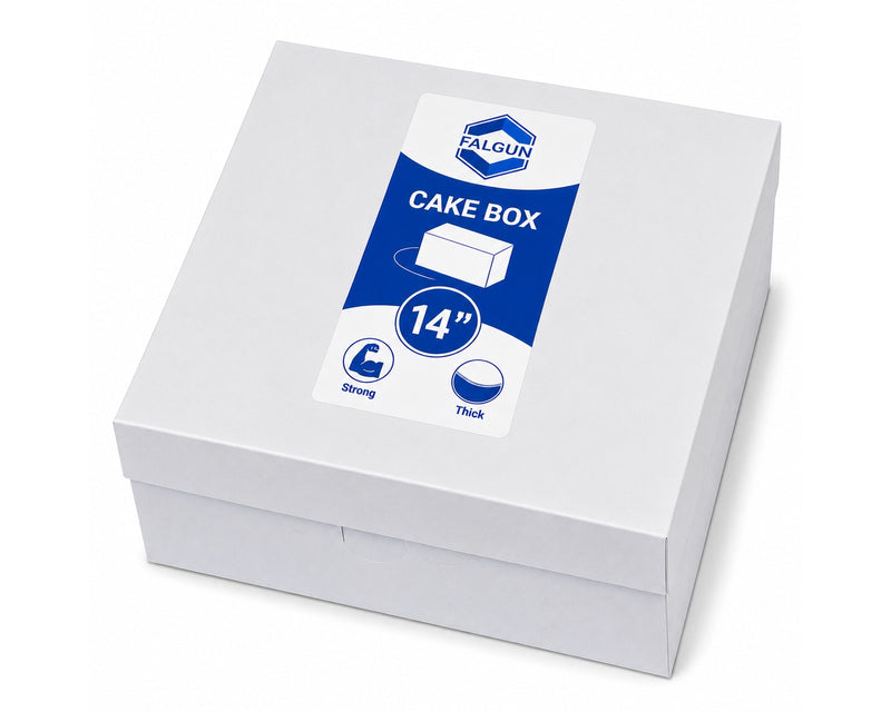 14 inch x 14 inch x 6 inch Standard Cake Boxes & Lid | Falgun wholesale cake packaging UK