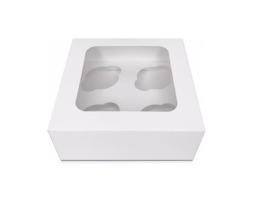 4 Hole Cupcake Boxes | Falgun wholesale cake packaging UK