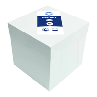 10 inch Tall Cake Box with Falgun label - premium wholesale cake packaging UK
